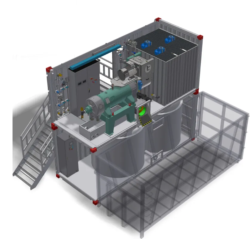 [04-SPACI20-0451HP] Homogenization plant Gennaretti SPACI 20 + ladder, SN:0451HP, 2024 (Piltec)